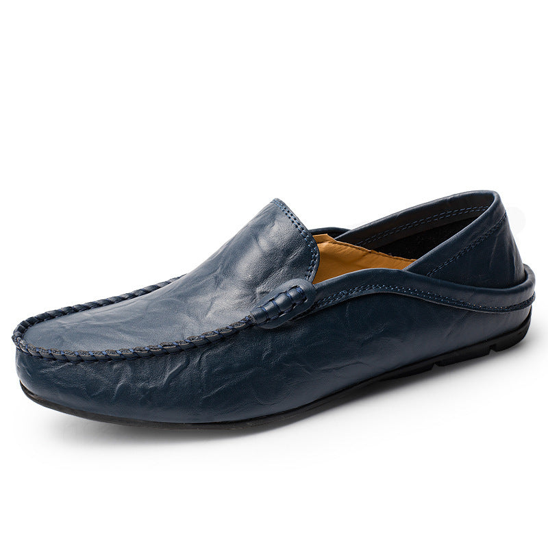 Wholesale Slip on Men Casual Leather Shoes